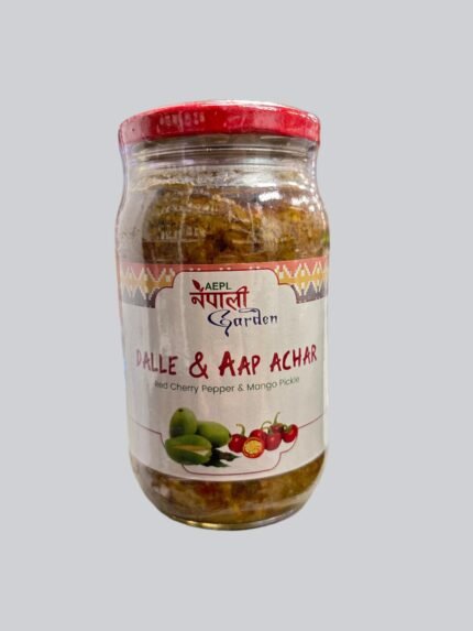 NG Red Cherry Pepper and Radish Pickle - Dalle Mula Achar - 350 GM (Packet of 12)